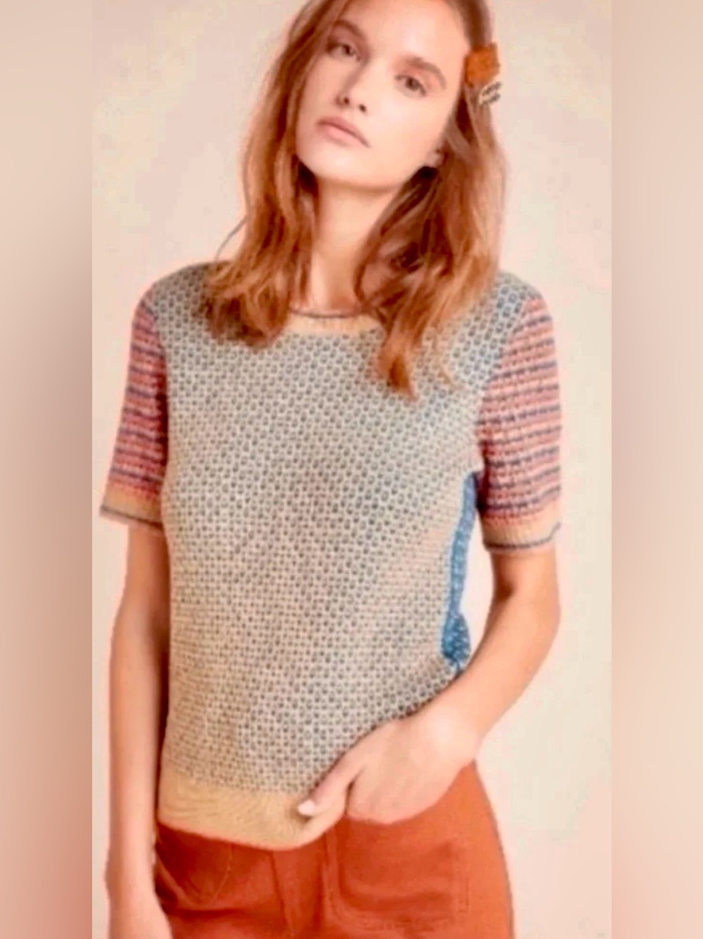 Anthropologie Keaton Sweater Tee